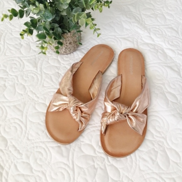 Jeffrey Campbell Shoes - Jeffrey Campbell | NEW! Rose Gold Slide Sandal